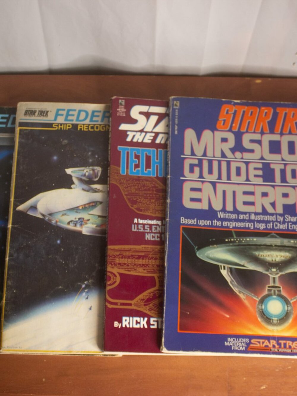 Star Trek Lot of 4 Paperback Books-Preowned-Please Read